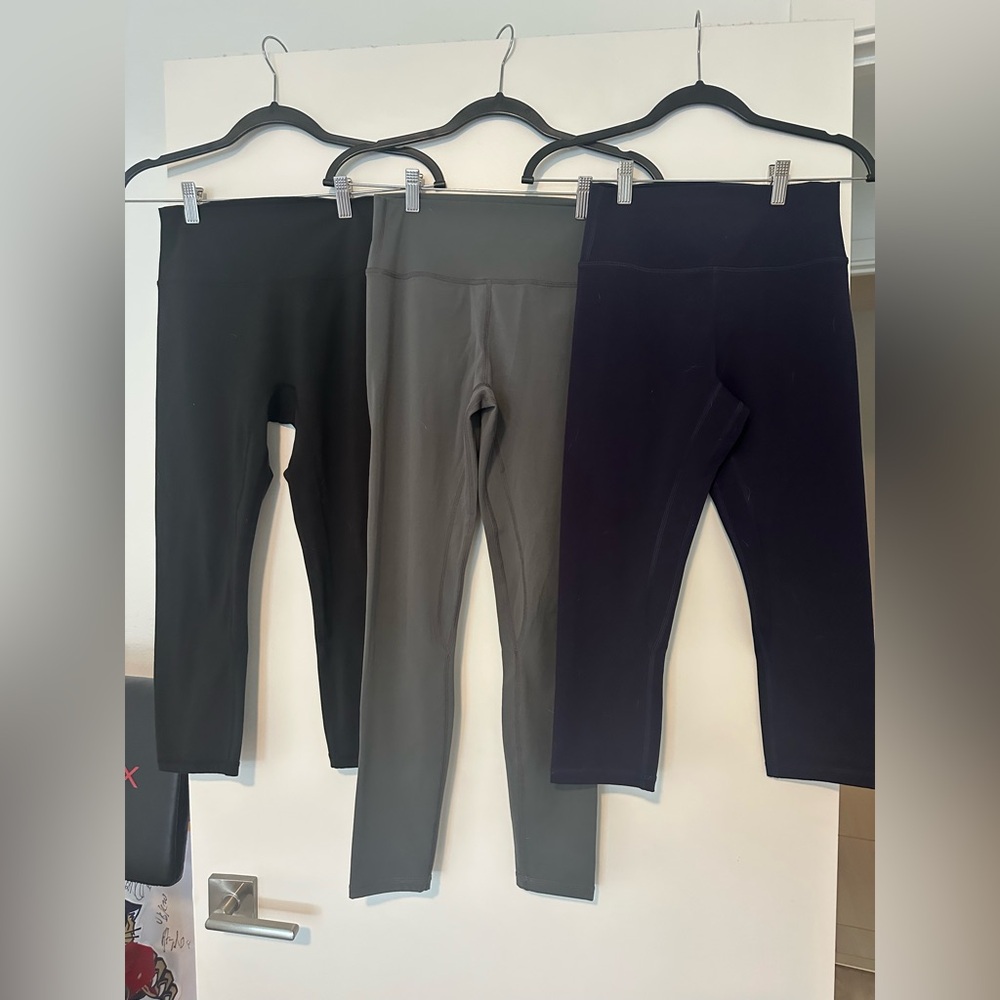 Til You Collapse Women's High-Waisted Leggings - Black, Gray, and Navy